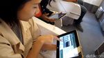 Foto-foto Kelas Bisnis Emirates Jakarta-Dubai