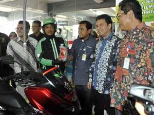 Pertamina Ajak Ibadah Pengemudi Grab