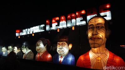 7 Wajah Presiden RI di Taman Pelangi Jogja