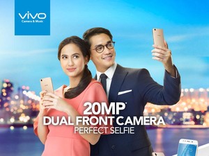 Usung Dual Front Camera & Hi-Fi Music, Vivo V5Plus Makin Unggul