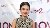 Michelle bangga karena bisa beradu akting dengan Dimas Anggara dan Rizky Nazar. Pool/Noel/detikFoto.