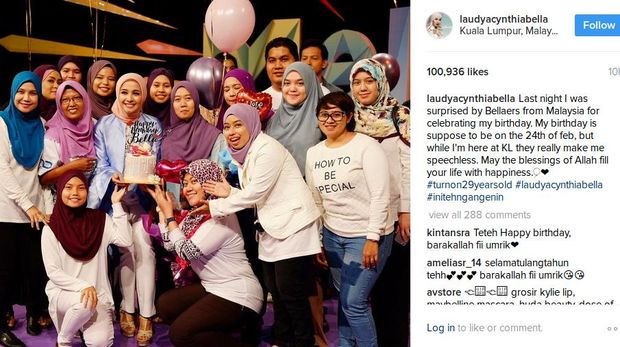 Kebahagiaan Laudya Cynthia Bella di Antara Karier dan Fans