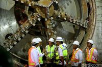 Penampakan Terowongan MRT yang Sudah Tembus