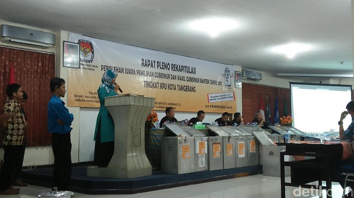 Pleno KPU Kota Tangerang: Pasangan WH-Andika Unggul