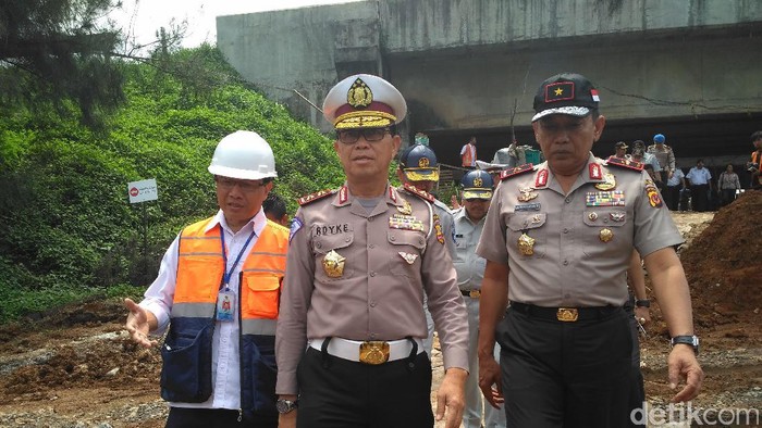 Tinjau Jembatan Cisomang, Kakorlantas: Sekarang Bisa Dilewati Bus
