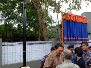 Ahok Resmikan RPTRA dan Kampung KB Baung Pasar Minggu