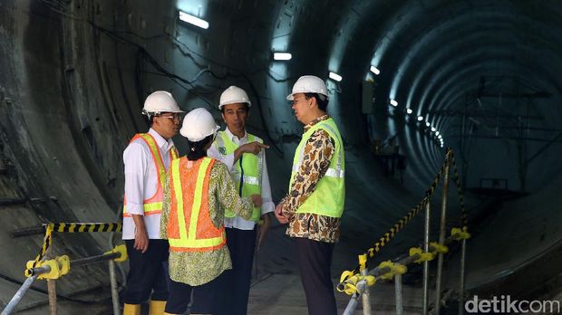 Jokowi: Terowongan MRT Sudah Tersambung, Maret 2019 Beroperasi