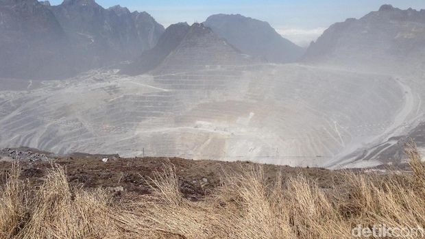 Ini Tambang Emas Grasberg Milik Freeport yang Legendaris