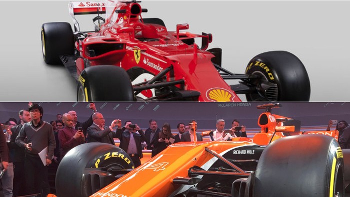 Ferrari dan McLaren Pamerkan Mobil untuk F1 2017