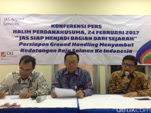 PT JAS Kerahkan Petugas Terbaik untuk Urus Pesawat Raja Salman