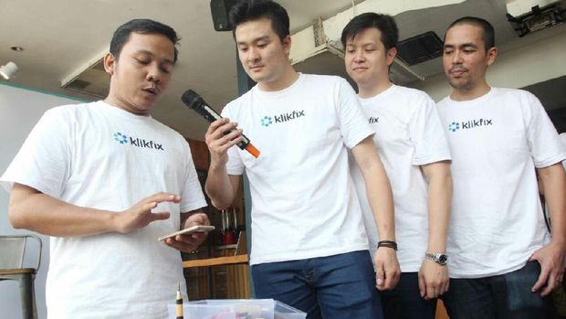 Klikfix, Servis Gadget Rusak Tinggal Klik Saja
