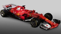Hidung mobil menjadi lebih panjang dengan sayap berbentuk seperti panah. Foto: Handout/Scuderia Ferrari via Getty Images