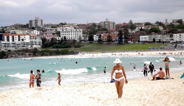 Pantai Bondi Kawasan Pantai Bondi di Sydney, Australia