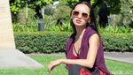 Gaya Si Cantik Asmara Abigail di Melbourne