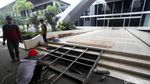 Gedung DPR Bersolek Sambut Raja Salman