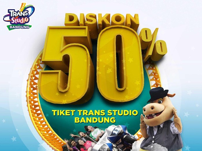 Liburan ke Trans Studio Bandung, Ada Diskon 50 Persen