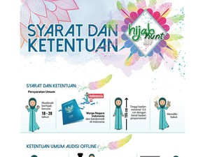 Begini Cara Daftar Sunsilk Hijab Hunt 2017 yang Gelar Audisi di 6 Kota