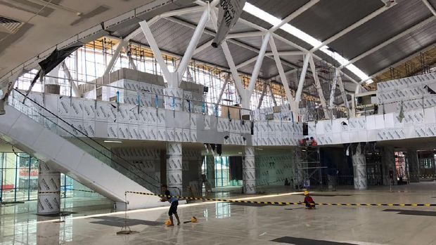 Penampakan Terkini Stasiun Kereta Bandara Soekarno-Hatta