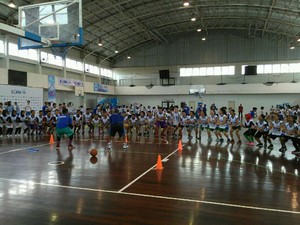 Ratusan Anak Jalani Program Jr. NBA di Surabaya