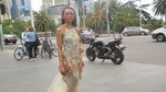 Gaya Asmara Abigail di World Premier Setan Jawa