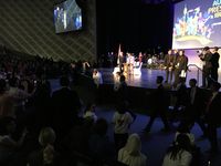 Presiden Jokowi saat bertemu WNI di Australia.