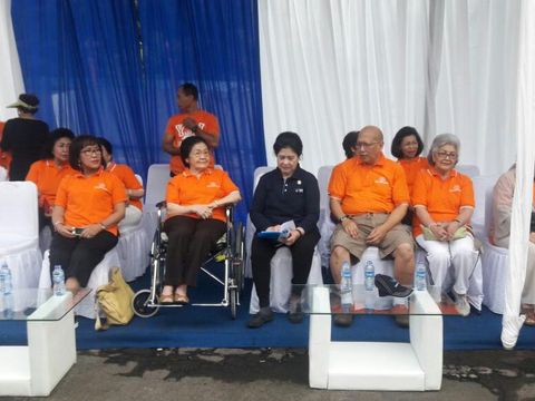 Menkes hadiri acara hari kanker sedunia di CFD Sudirman