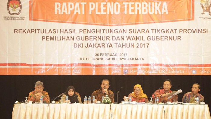 KPU DKI Beri Waktu 3 Hari Bila Paslon Ingin Ajukan Gugatan ke MK