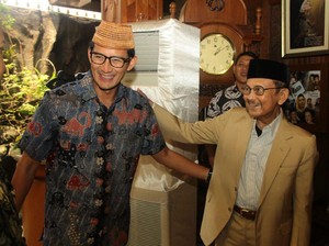 Ini Pesan Habibie ke Sandiaga Uno