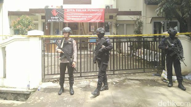 Kantor Kelurahan Arjuna, Cicendo Bandung tempat terduga teroris bersembunyi