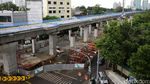 Penampakan Terkini Proyek MRT di Jalan Panglima Polim