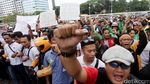 Demo Pengemudi Online di Depan DPR