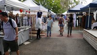 Kamu yang liburan ke Sydney, jangan lupa mampir ke Paddington Market ya! Pasar ini buka setiap hari Sabtu dari pukul 10.00 sampai 16.00 waktu setempat (Wahyu/detikTravel)