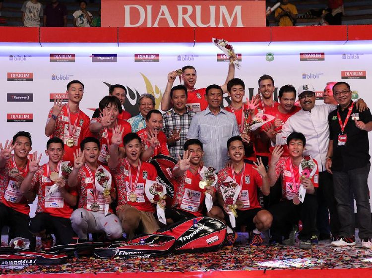Musica Champions Juara Superliga Badminton 2017