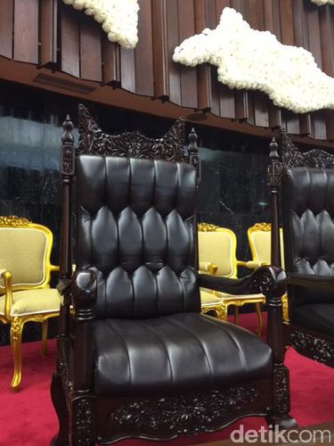 Persiapan di DPR untuk menyambut Raja Salman /