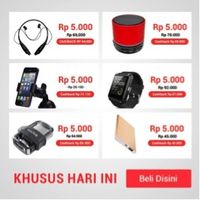 Promo Hari Ini: Pulsa Rp 50 Ribu, Flashdisk, hingga Minyak Goreng Cuma Rp 5.000,-