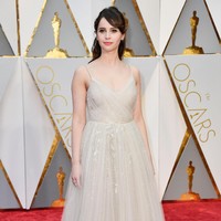 Felicity Jones, Annual Academy Awards at Hollywood & Highland Center on February 26, 2017 in Hollywood, California.  (Photo by Frazer Harrison/Getty Images)