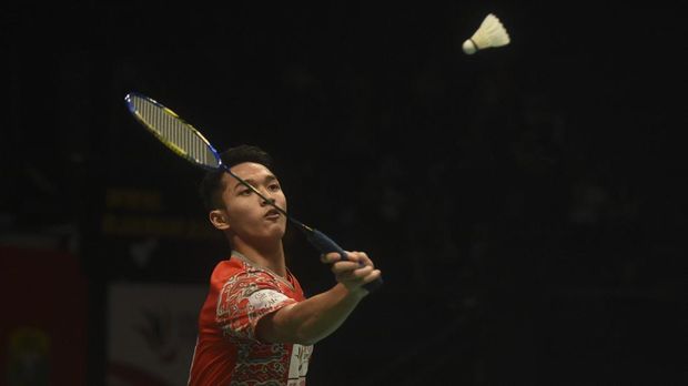 Laga melawan China menjadi laga ketiga Jonatan Christie di Piala Thomas 2018.