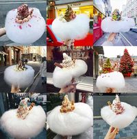 Ini Keseruan Warga London Menikmati 'Cloud Cones', Es Krim Berbalut Cotton Candy 