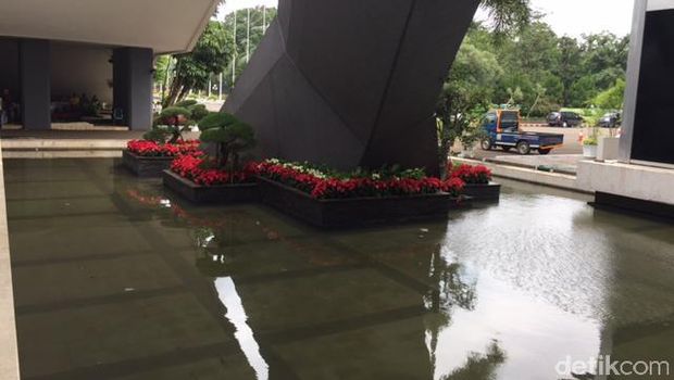 Persiapan di DPR untuk menyambut Raja Salman /