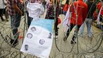 Massa Pro dan Kontra Ahok di Sidang ke-12