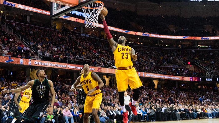 James Kembali, Cavaliers Atasi Bucks 102-95