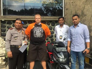 Polisi Tangkap WN Irlandia karena Mencuri Motor