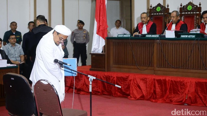 Sidang Ahok, Habib Rizieq: Andaikata Minta Maaf, Hukum Tetap Jalan