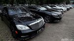 Ratusan Mercy untuk Rombongan Raja Salman Parkir di Senayan