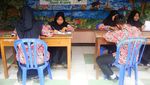Siswa SMP di Banyumas Lukis Wajah Raja Salman
