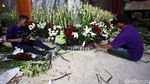 Jelang Kedatangan Raja Salman, Gedung DPR Dihiasi Bunga