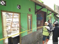 Kantor Serbaguna dan Rumah Warga di Malabar Bandung Ambrol