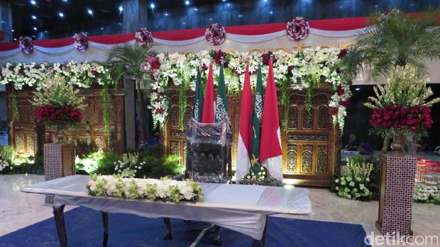 Suasana Gedung DPR Jelang Kedatangan Raja Salman 