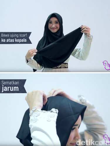 Tutorial Hijab Syar'i Ala Si Cantik Bersuara Merdu, Bella Almira
