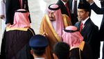 Raja Salman Disambut Jokowi di Istana Bogor